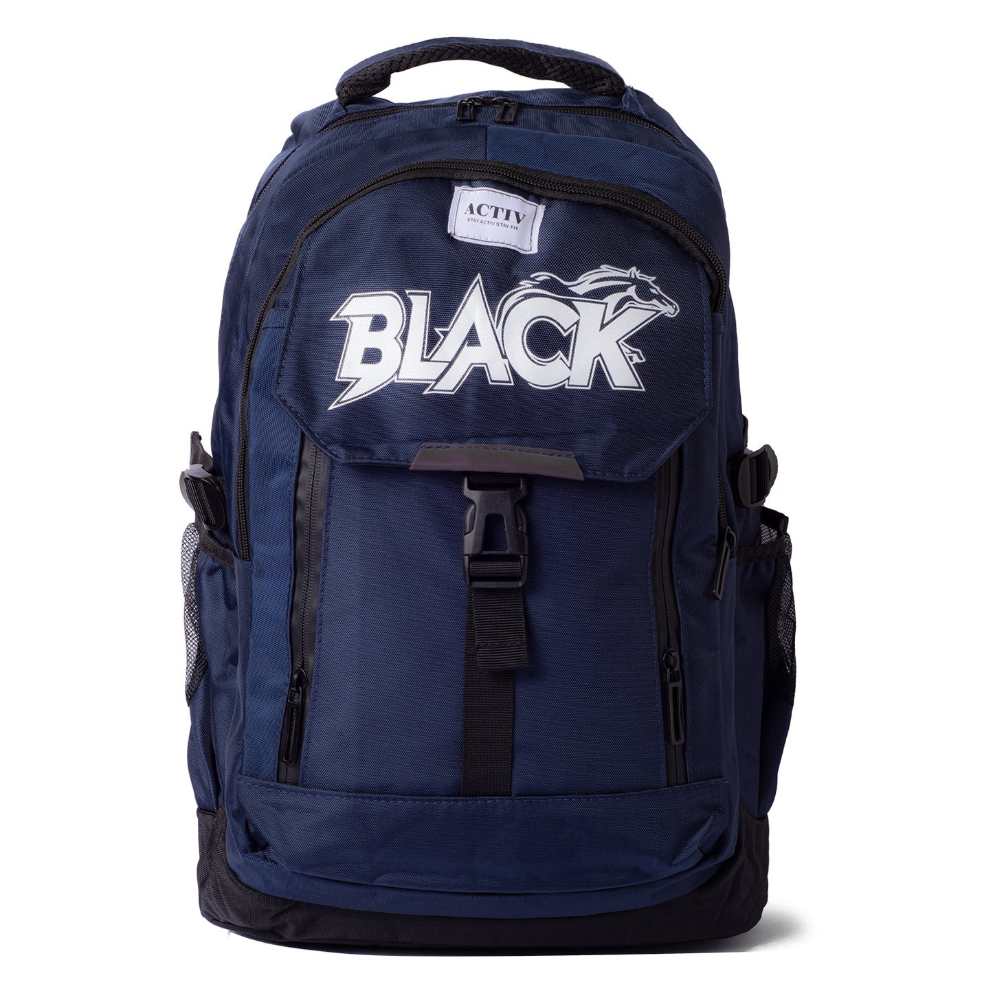 Black Horse Backpack - Navy Blue