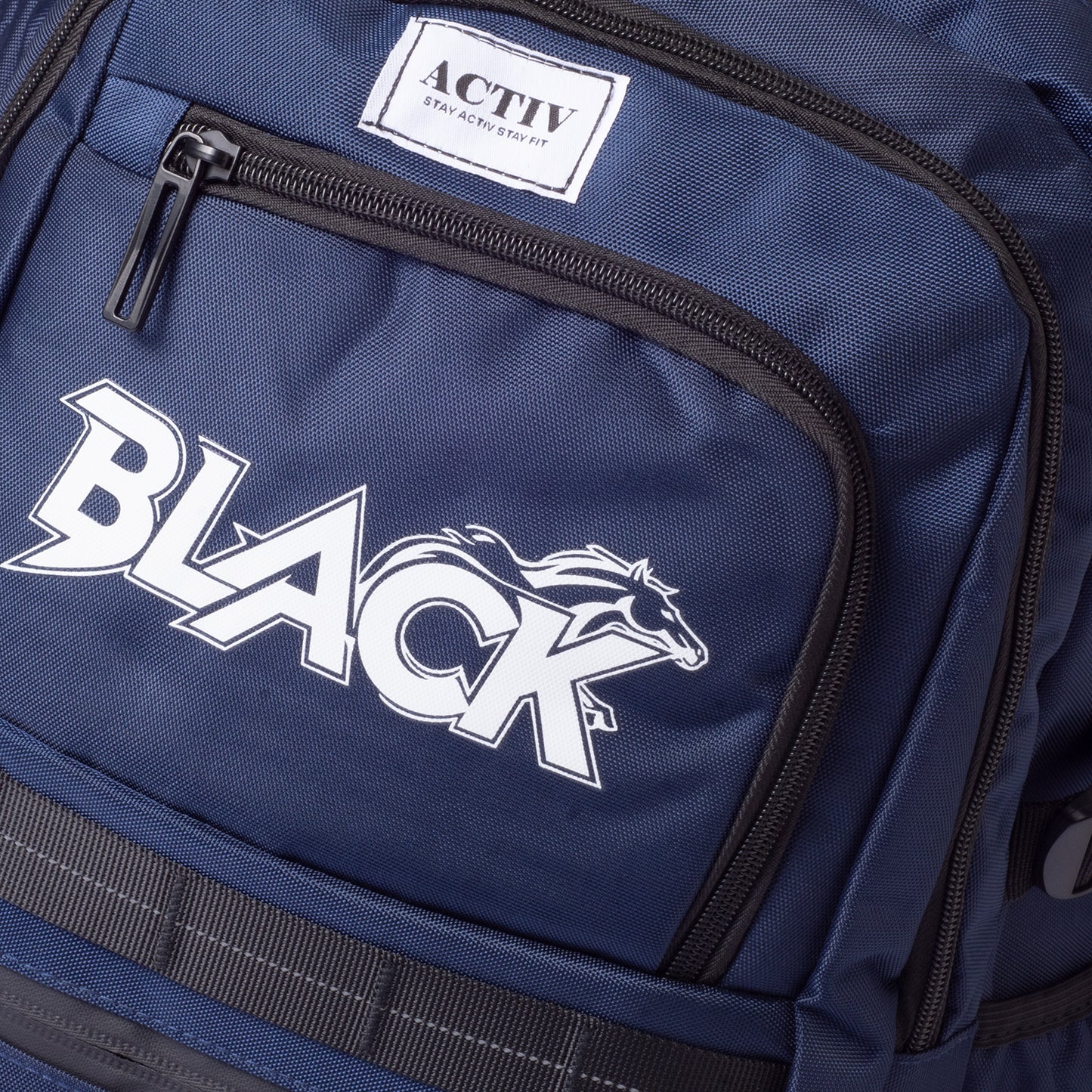 Black Horse Backpack - Navy Blue