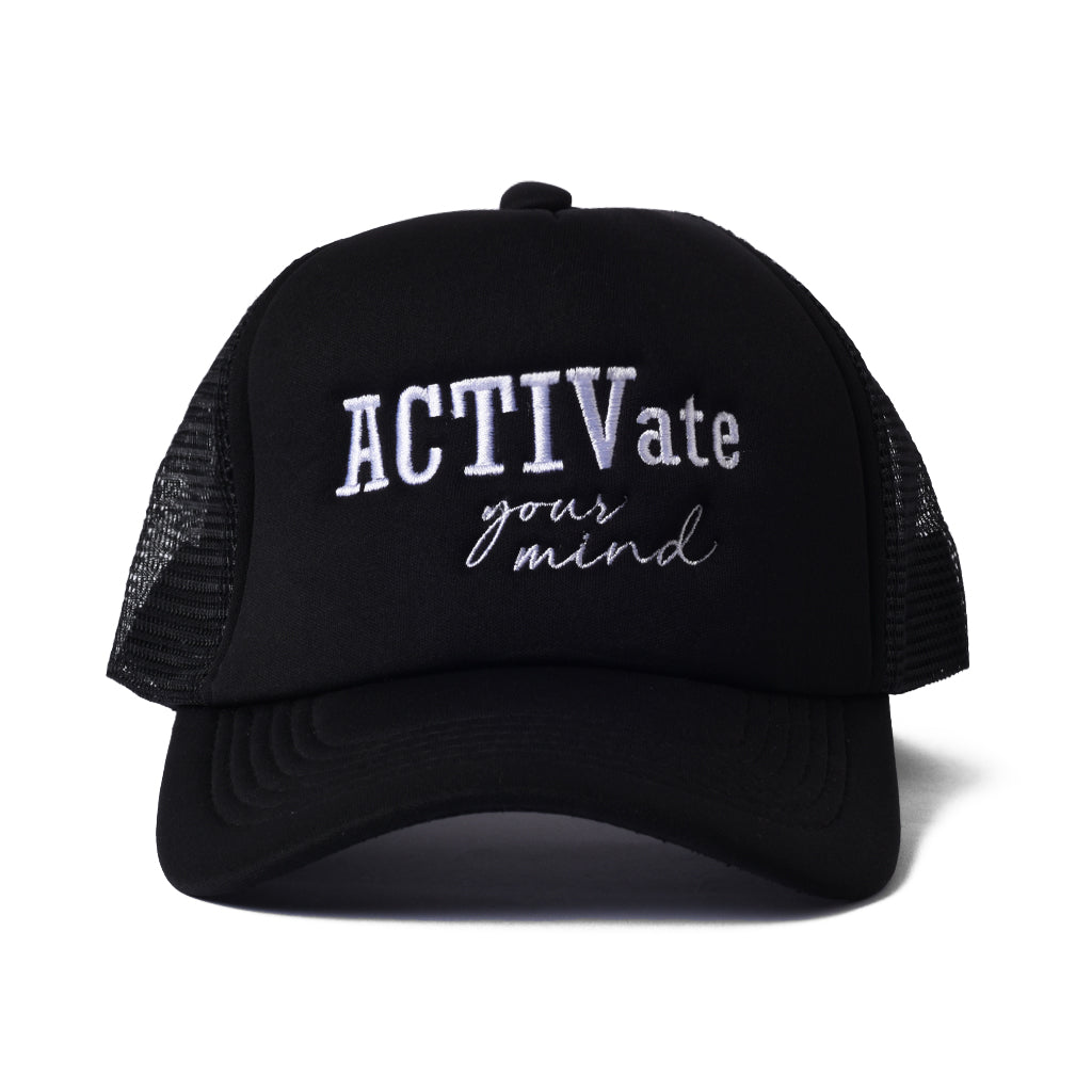Activate your mind Cap with adjustable strap - Black