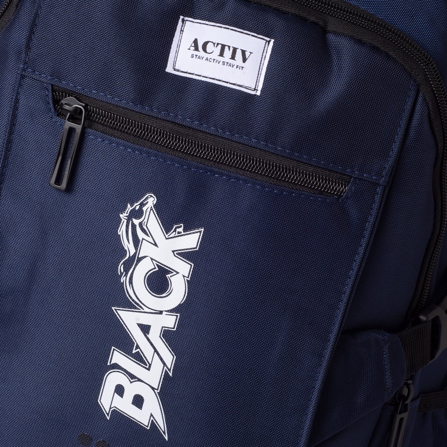 Black Horse Backpack - Navy Blue