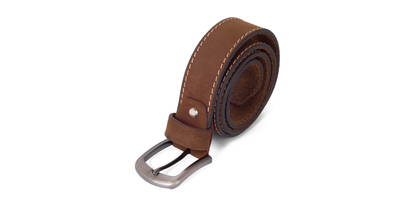 Fine Chamois Toffee Brown Belt