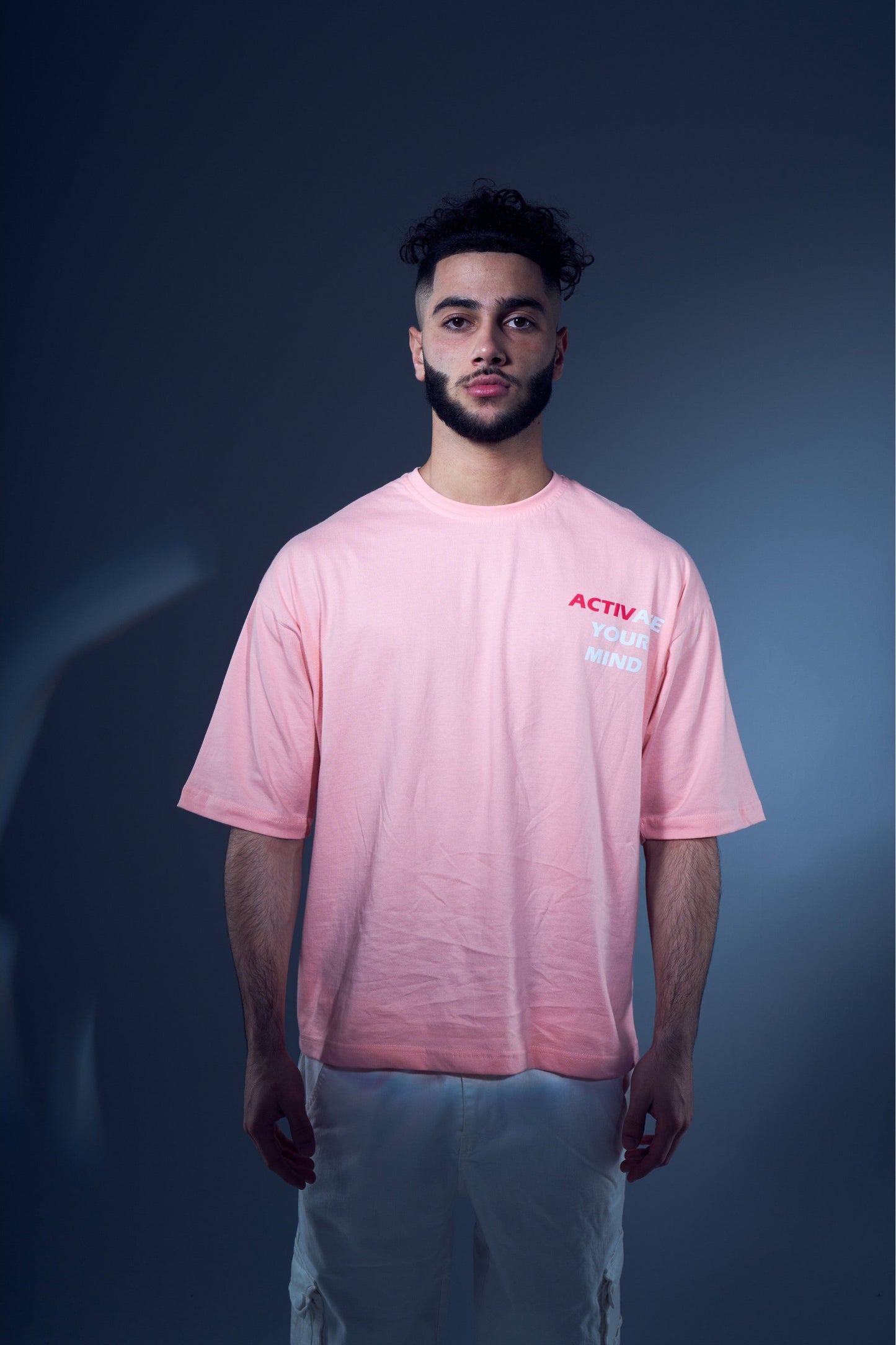 ACTIVate Your Mind Oversized Pink Tee
