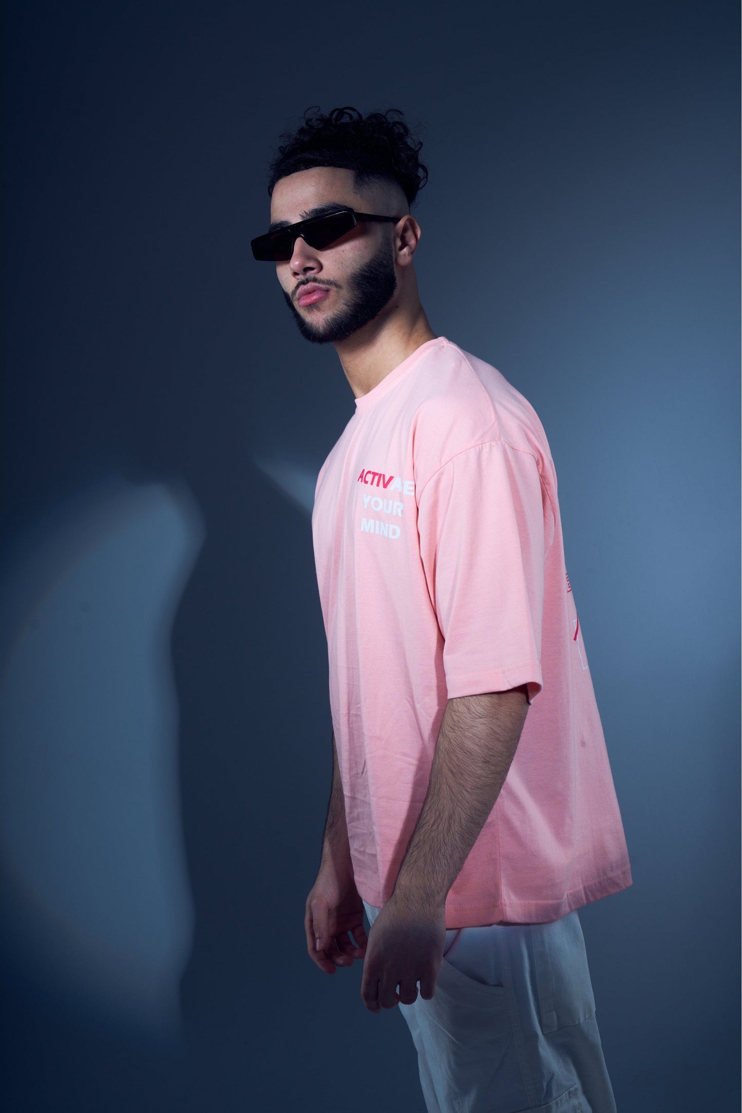 ACTIVate Your Mind Oversized Pink Tee