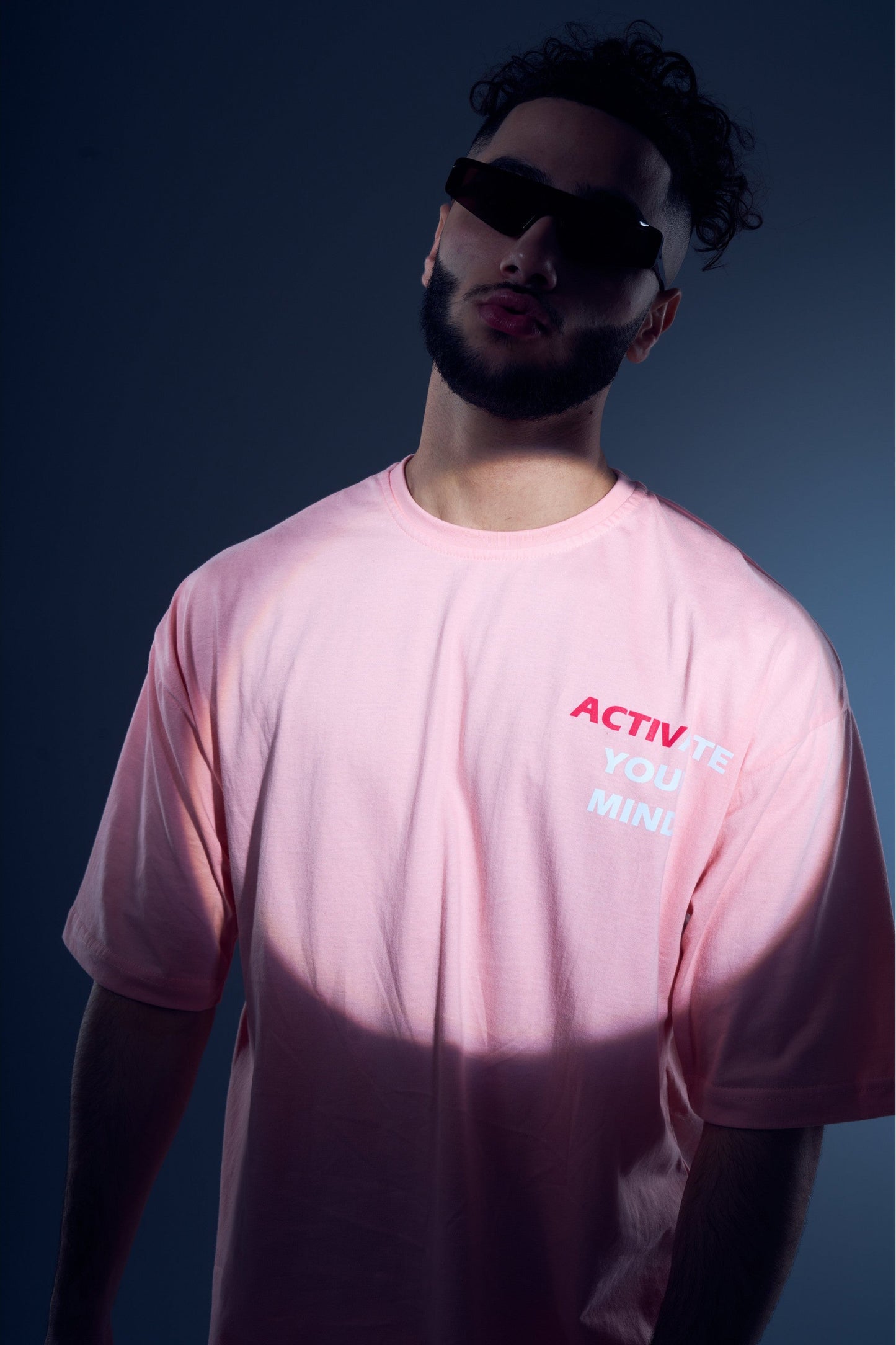 ACTIVate Your Mind Oversized Pink Tee
