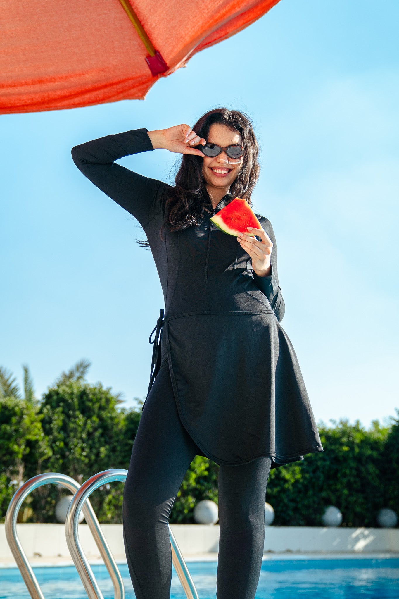 Black Chrome Burkini