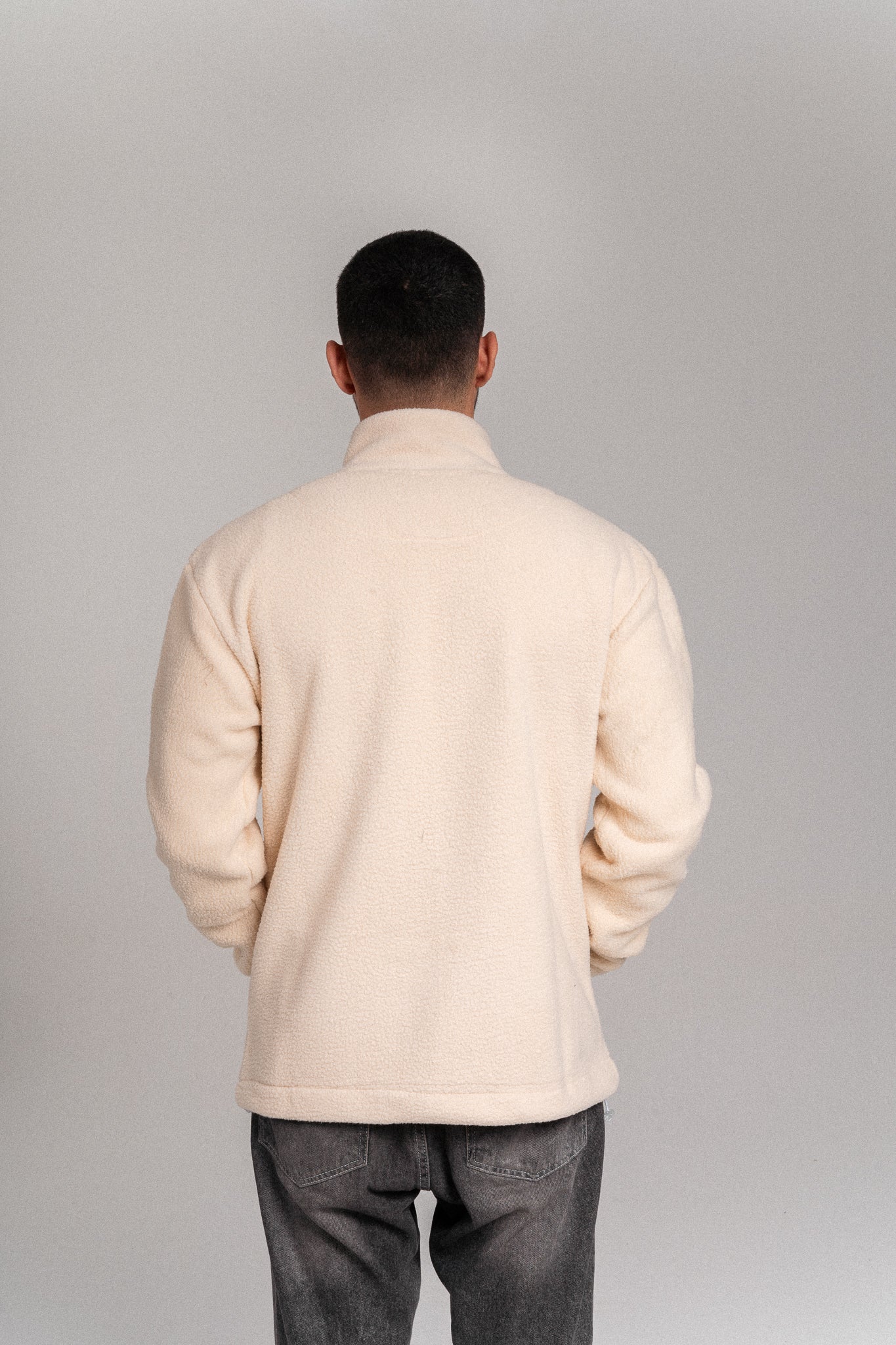 Act - Polar Fleece Jacket-Beige