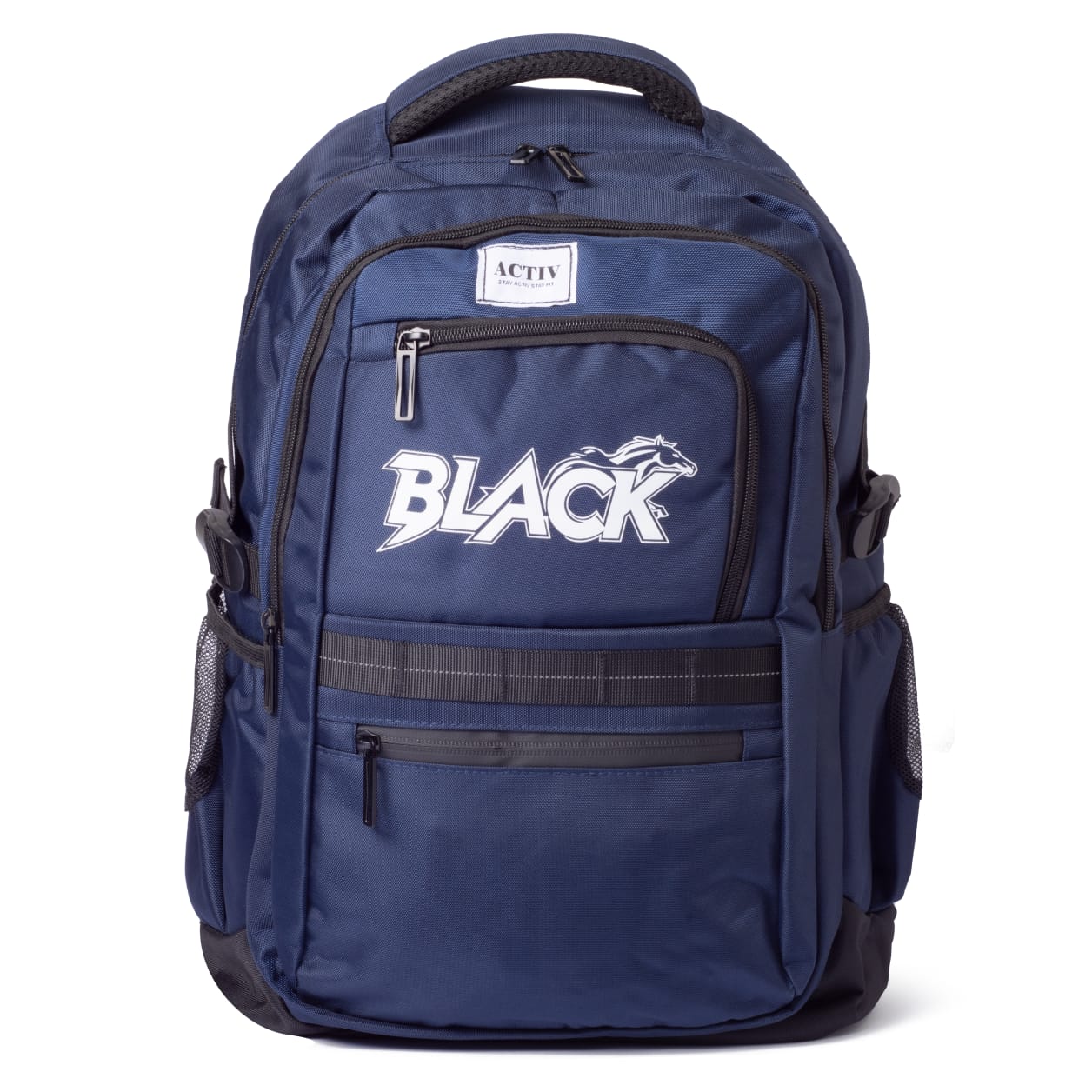 Black Horse Backpack - Navy Blue