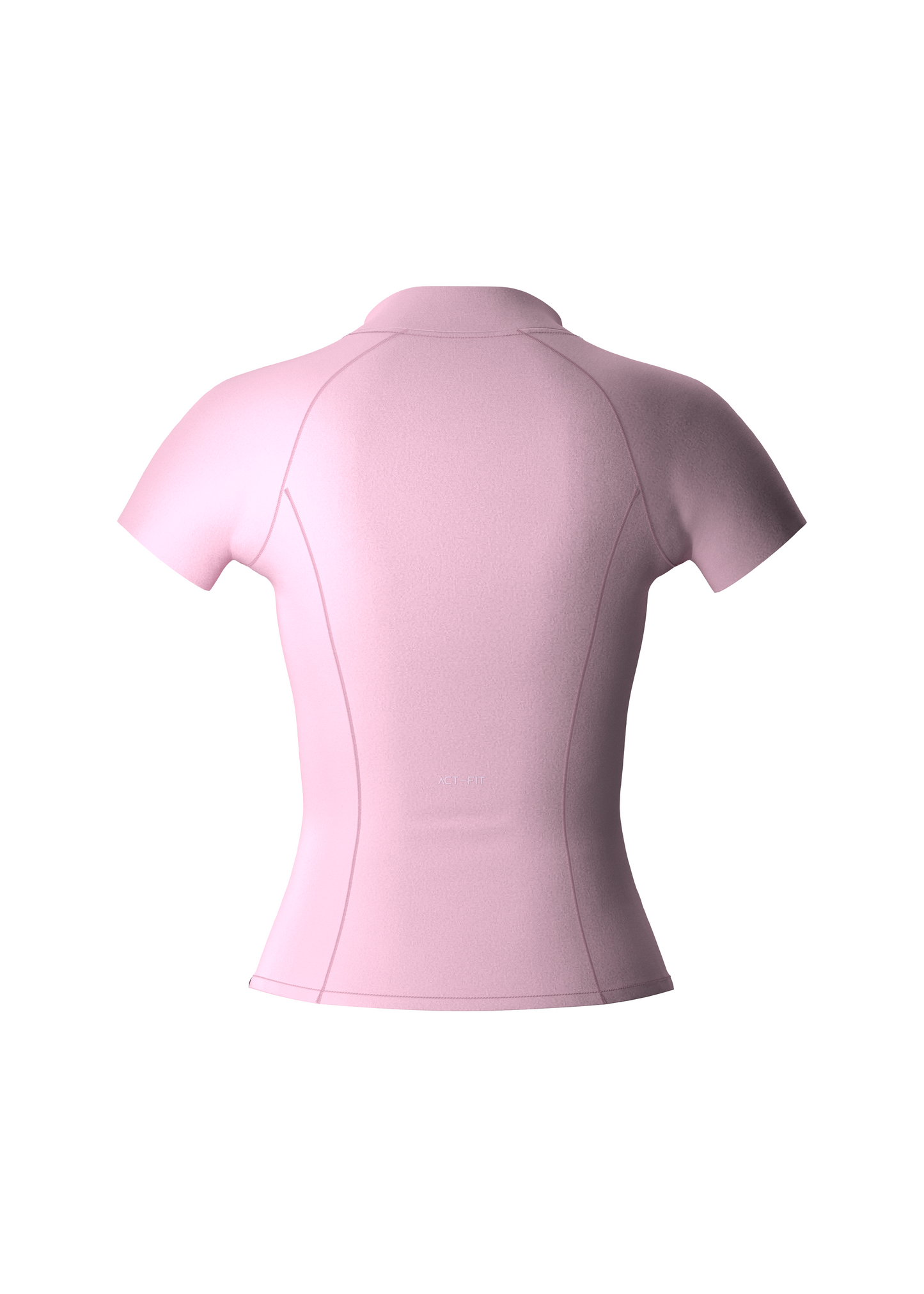 The Sculpt Edit - Powder Pink Short Sleeves