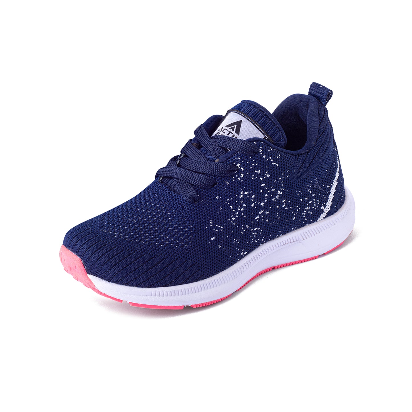 Pulse Runner Kids - Navy & Pink Sole