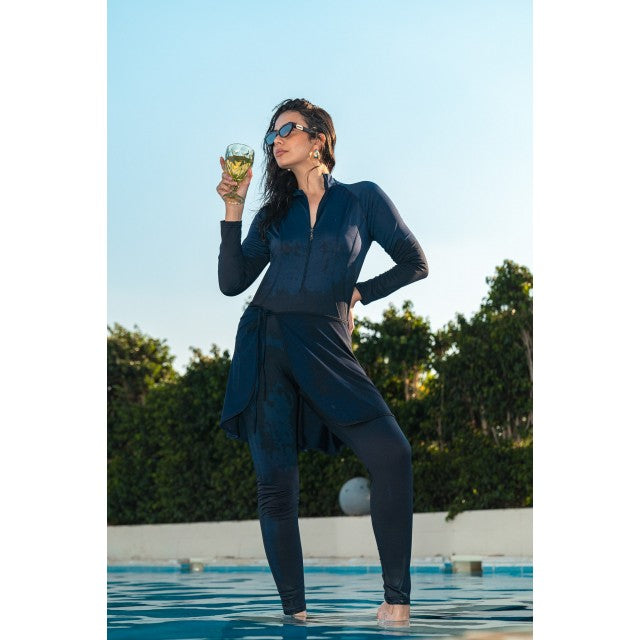 Navy Chrome Burkini