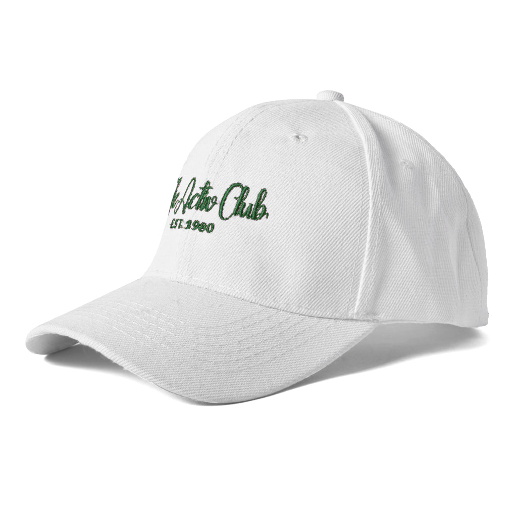 The Activ Club Cap with adjustable strap - White