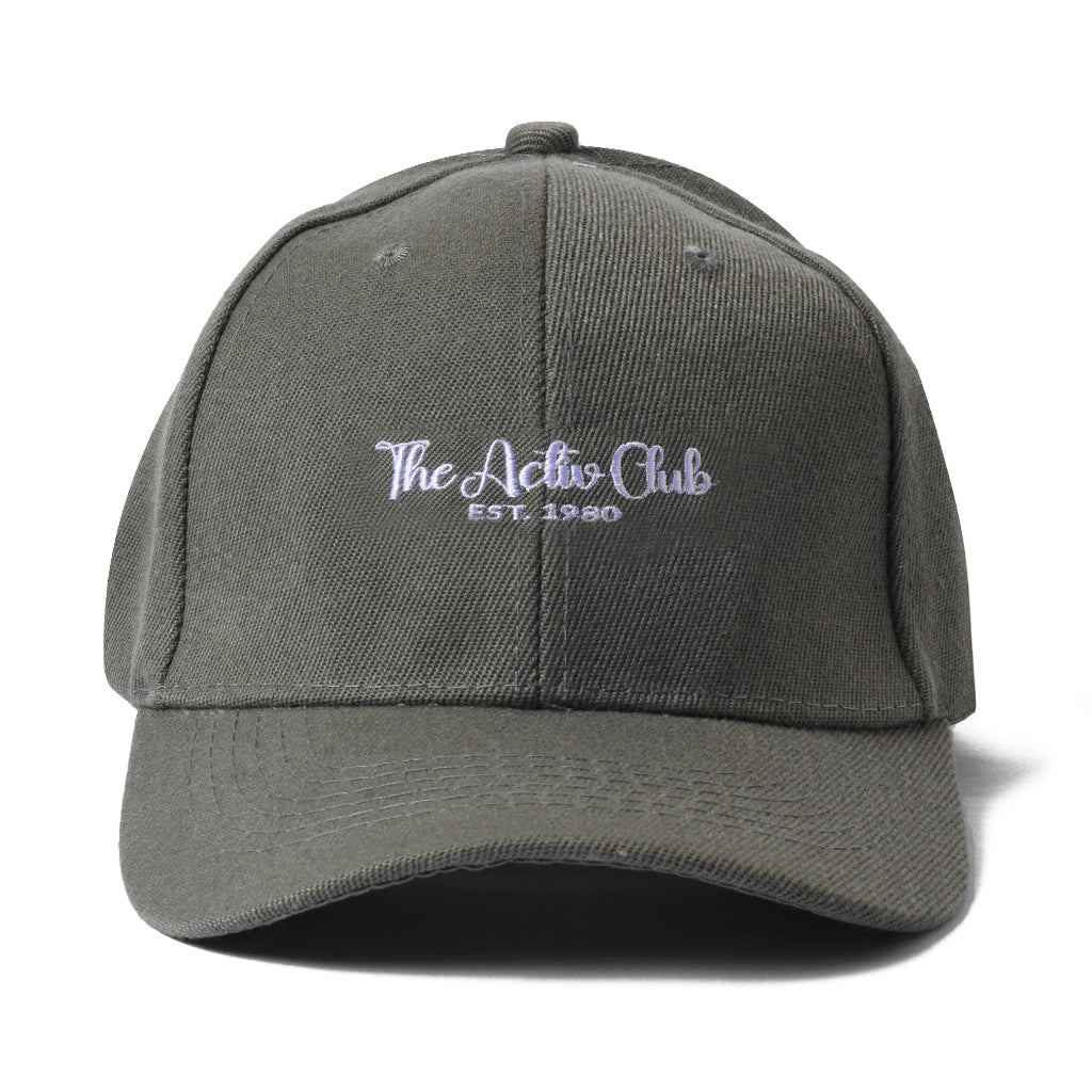 The Activ Club Embroidered Cap with adjustable strap - Grey