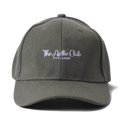 The Activ Club Embroidered Cap with adjustable strap - Grey