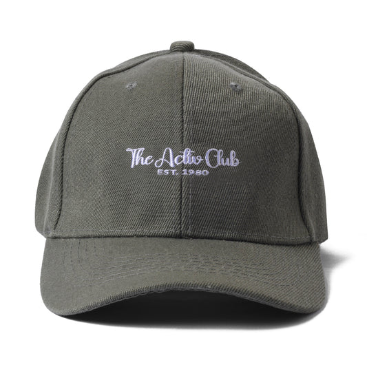 The Activ Club Embroidered Cap with adjustable strap - Grey