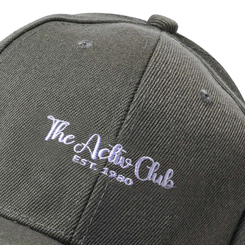 The Activ Club Embroidered Cap with adjustable strap - Grey