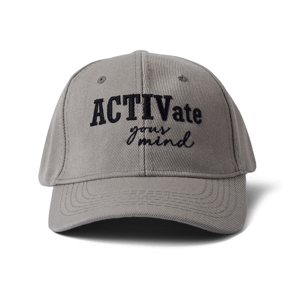 Activate your mind Cap with adjustable strap - Grey
