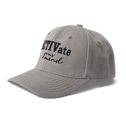 Activate your mind Cap with adjustable strap - Grey