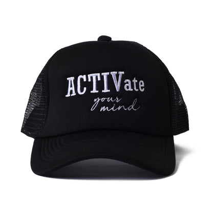 Activate your mind Cap with adjustable strap - Black