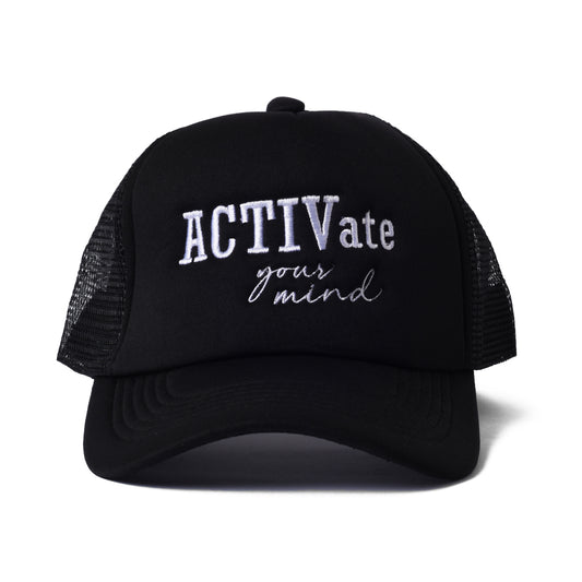 Activate your mind Cap with adjustable strap - Black