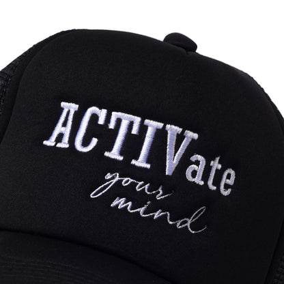 Activate your mind Cap with adjustable strap - Black