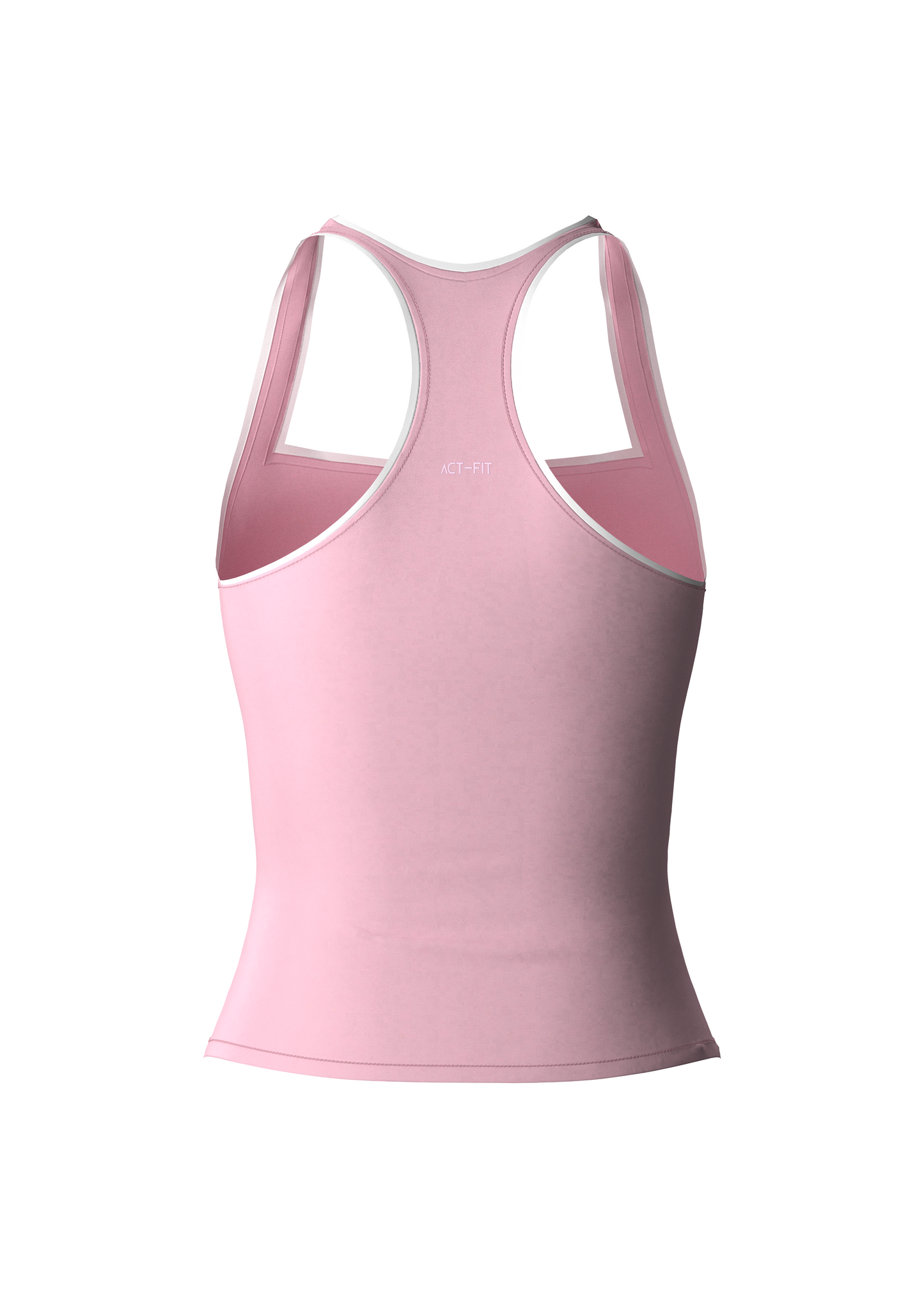 The Sculpt Edit - Binding Detail Tank Top - Powder Pink