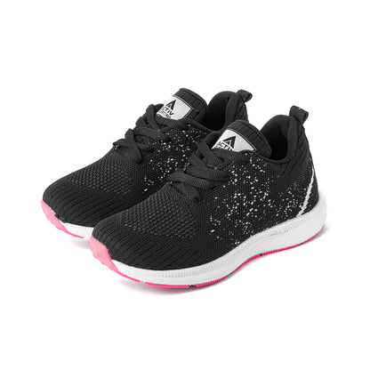 Pulse Runner Kids - Black & Pink Sole