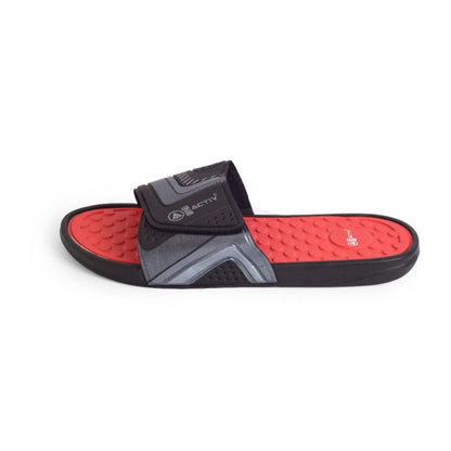 ACTIV Travel Slipper - Black & Red