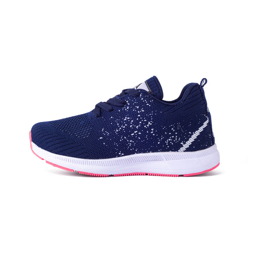 Pulse Runner Kids - Navy & Pink Sole
