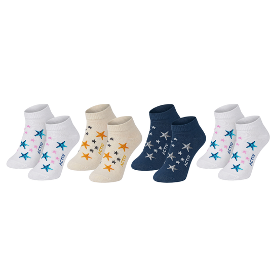 Bare Stars – Daily Ease (4-Pack Short Socks)