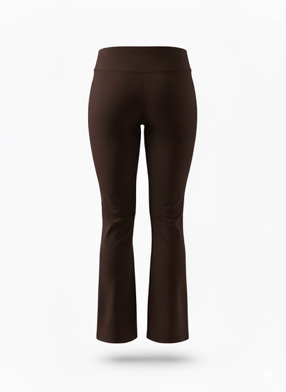 The Sculpt Edit- Flared Yoga Pants Brown