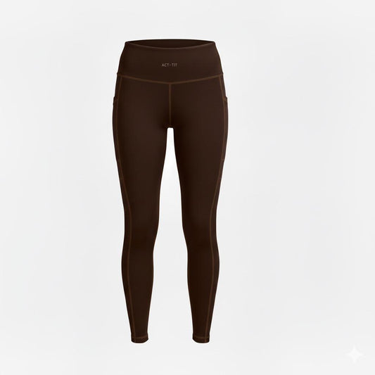 The Sculpt Edit - Yoga Tight Pants - Brown