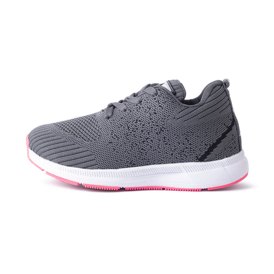 Pulse Runner Kids - Grey & Pink Sole