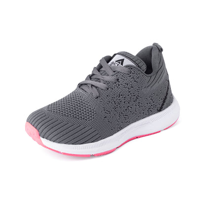 Pulse Runner Kids - Grey & Pink Sole