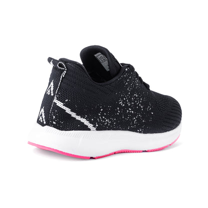 Pulse Runner Kids - Black & Pink Sole