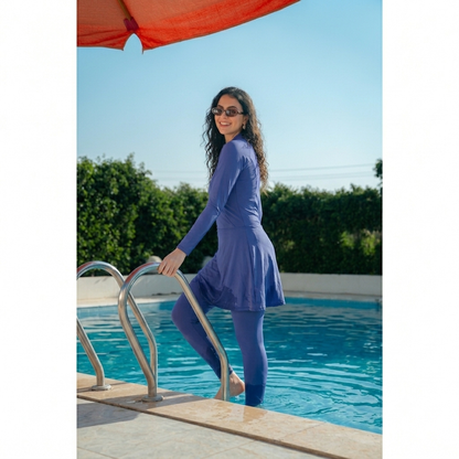 Royal Blue Chrome Burkini