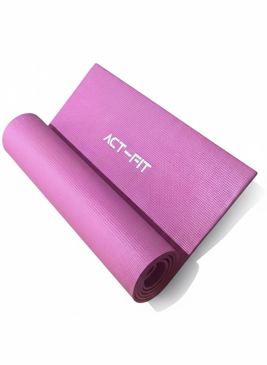 ACT-FIT Premium Yoga Mat – Dual Pink